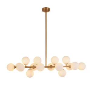 Modern 16 Light Rectangle Pendant Light