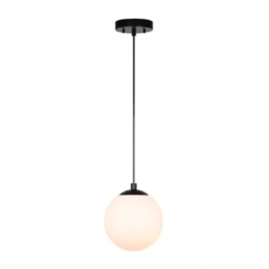 White Hanging Globe Pendant Light