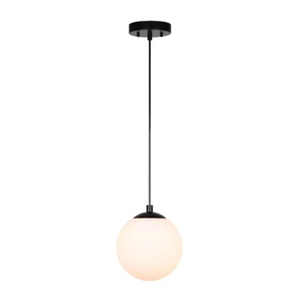 White Hanging Globe Pendant Light