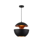 Here Comes the Sun Pendant Light black