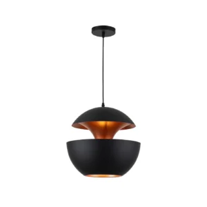 Here Comes the Sun Pendant Light black