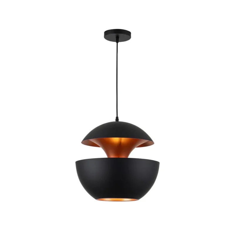 Here Comes the Sun Pendant Light black