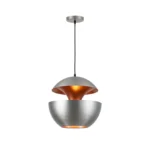 Here Comes the Sun Pendant Light silver