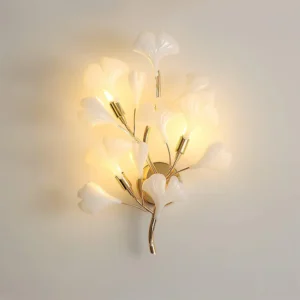 Gingko Wall Lamp - Leaf-Shaped Sconce