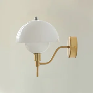 Anchored Orb Wall Lamp - Minimalist Wall Light