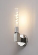 Belluno 1 Light Wall Light - Satin Nickel IP44 6