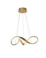Conceptial 60cm Dimmable Pendant - Sand Gold LED