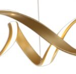 Conceptial 60cm Dimmable Pendant - Sand Gold LED 4