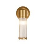 Toscano 1 Light Glass Rod Wall Light - Gold IP44 5