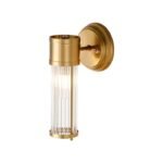 Toscano 1 Light Glass Rod Wall Light - Gold IP44 6